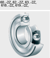 deep groove ball bearing single row zz