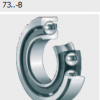 Open angular contact ball bearing